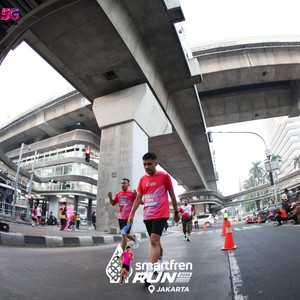 Race photo from SMARTFREN RUN 2026