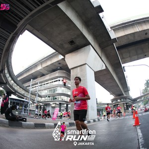 Race photo from SMARTFREN RUN 2026