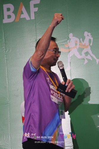 Race photo from BAF LIONS RUN 2024