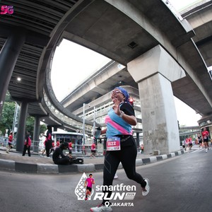 Race photo from SMARTFREN RUN 2026