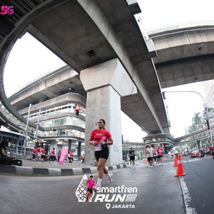 Race photo from SMARTFREN RUN 2026