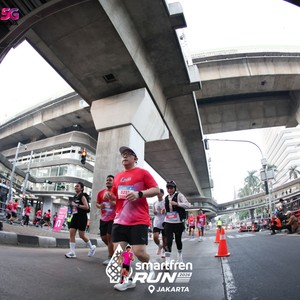 Race photo from SMARTFREN RUN 2026