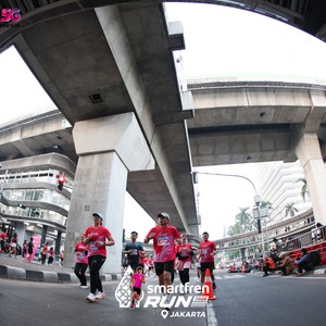Race photo from SMARTFREN RUN 2026