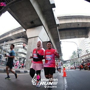 Race photo from SMARTFREN RUN 2026