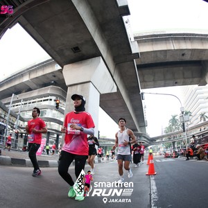 Race photo from SMARTFREN RUN 2026