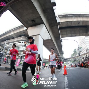 Race photo from SMARTFREN RUN 2026