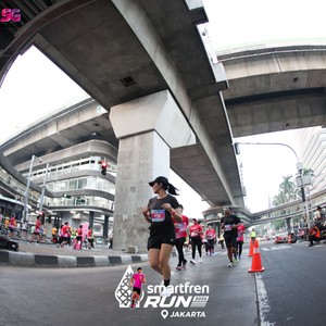 Race photo from SMARTFREN RUN 2026