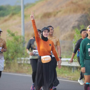 Race photo from KEDIRI HALF MARATHON 2026