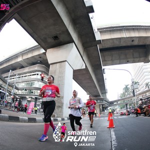 Race photo from SMARTFREN RUN 2026