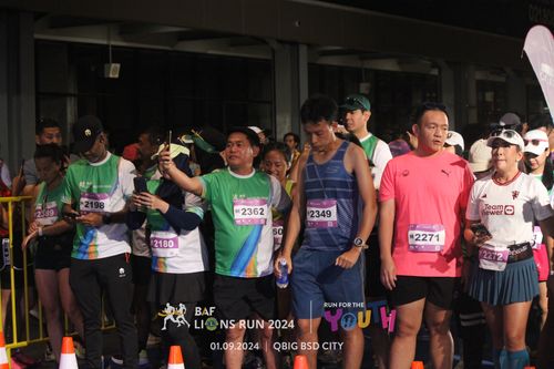 Race photo from BAF LIONS RUN 2024