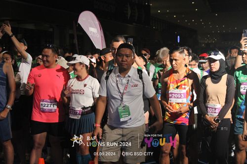 Race photo from BAF LIONS RUN 2024