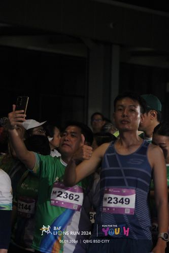 Race photo from BAF LIONS RUN 2024