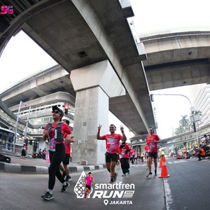 Race photo from SMARTFREN RUN 2026