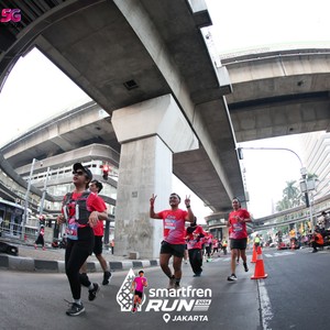 Race photo from SMARTFREN RUN 2026