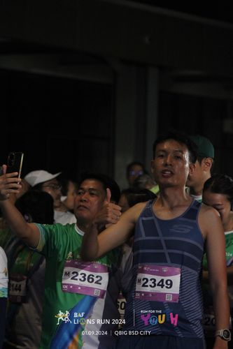 Race photo from BAF LIONS RUN 2024
