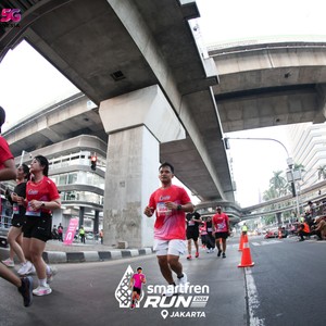 Race photo from SMARTFREN RUN 2026
