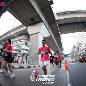 Race photo from SMARTFREN RUN 2026