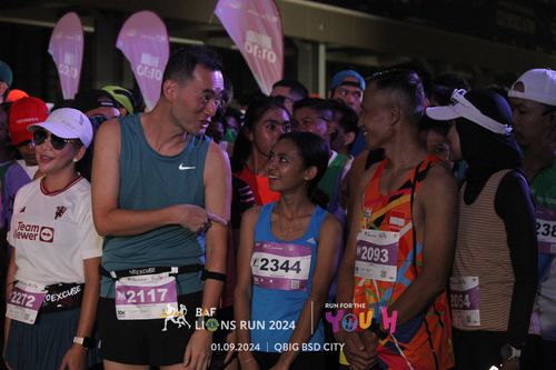 Race photo from BAF LIONS RUN 2024