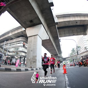 Race photo from SMARTFREN RUN 2026
