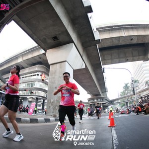 Race photo from SMARTFREN RUN 2026