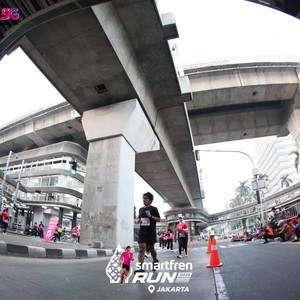 Race photo from SMARTFREN RUN 2026