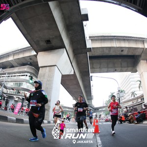 Race photo from SMARTFREN RUN 2026