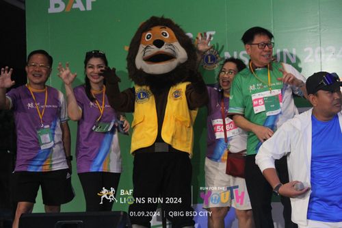 Race photo from BAF LIONS RUN 2024