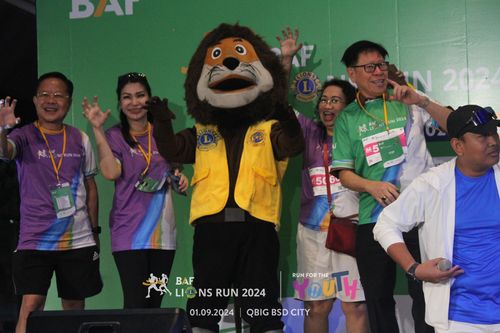 Race photo from BAF LIONS RUN 2024