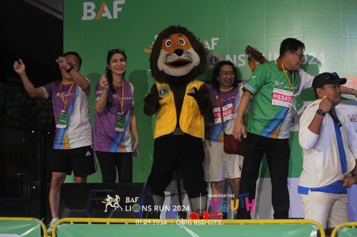 Race photo from BAF LIONS RUN 2024