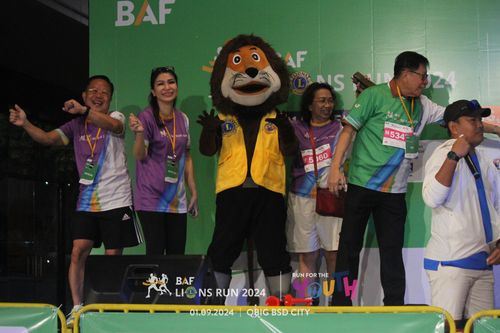 Race photo from BAF LIONS RUN 2024