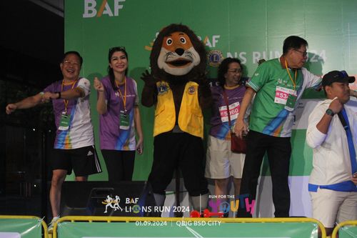 Race photo from BAF LIONS RUN 2024
