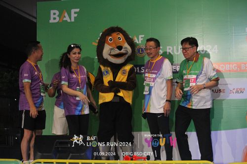 Race photo from BAF LIONS RUN 2024