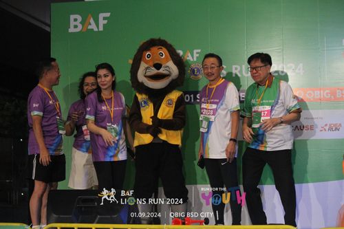 Race photo from BAF LIONS RUN 2024