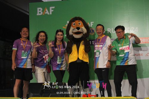 Race photo from BAF LIONS RUN 2024