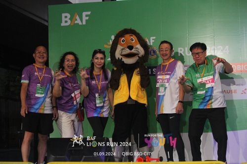 Race photo from BAF LIONS RUN 2024