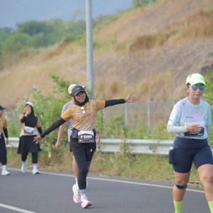 Race photo from KEDIRI HALF MARATHON 2026
