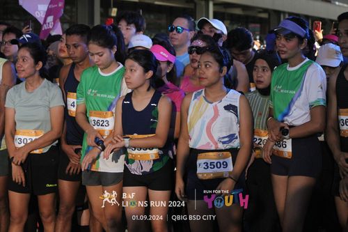Race photo from BAF LIONS RUN 2024