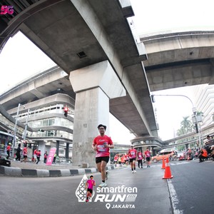 Race photo from SMARTFREN RUN 2026