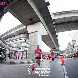 Race photo from SMARTFREN RUN 2026