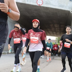 Race photo from KEDIRI HALF MARATHON 2026