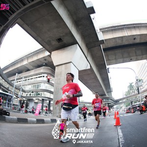 Race photo from SMARTFREN RUN 2026