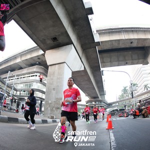 Race photo from SMARTFREN RUN 2026