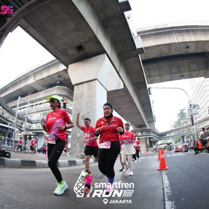 Race photo from SMARTFREN RUN 2026