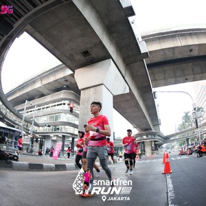 Race photo from SMARTFREN RUN 2026
