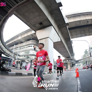 Race photo from SMARTFREN RUN 2026