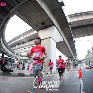 Race photo from SMARTFREN RUN 2026