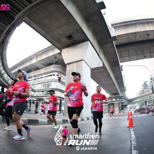 Race photo from SMARTFREN RUN 2026