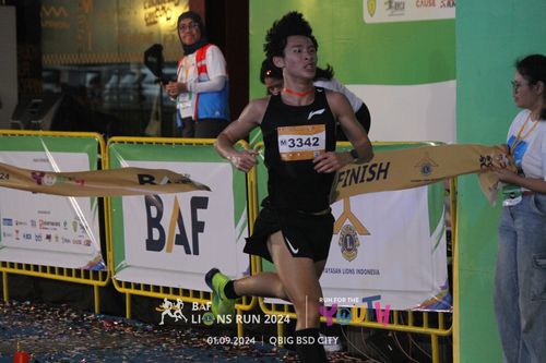 Race photo from BAF LIONS RUN 2024