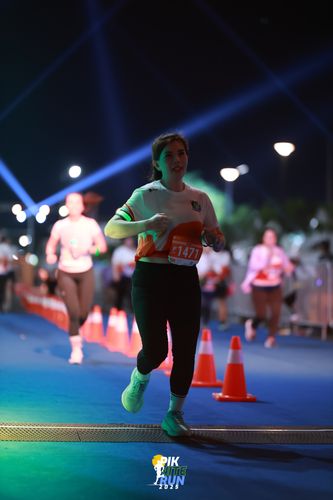 Race photo from PIK NITE RUN 2025