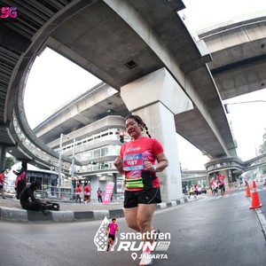 Race photo from SMARTFREN RUN 2026